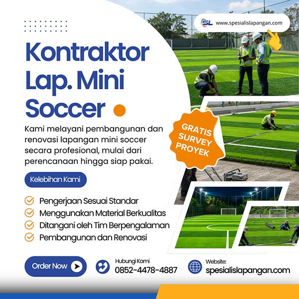 kontraktor lapangan mini soccer